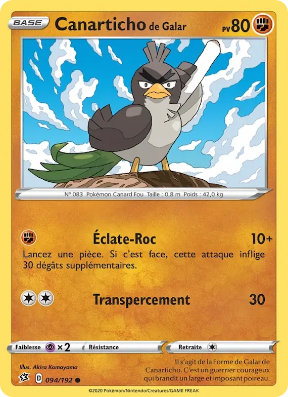Canarticho de Galar 94 – Clash des Rebelles