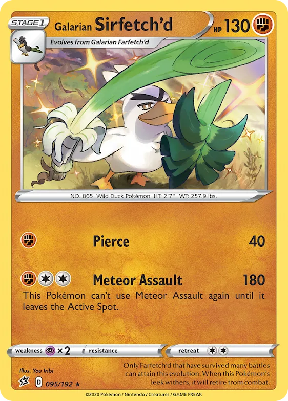 Sirfetch'd de Galar 95 – Rixa Rebelde