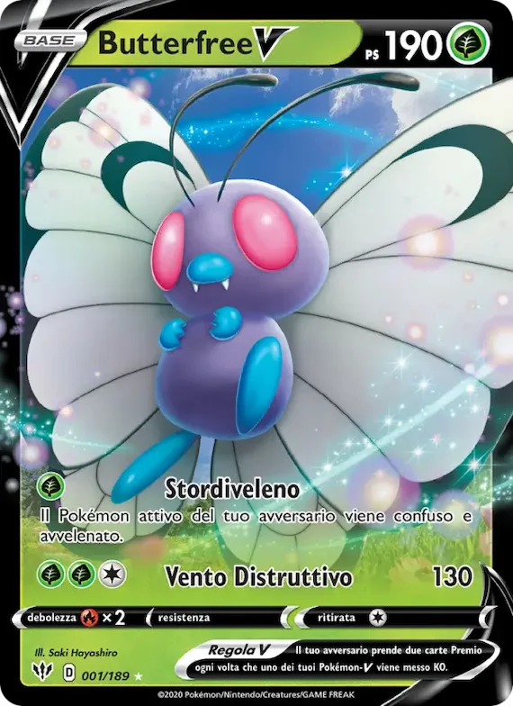 Butterfree V 1 – Fiamme Oscure