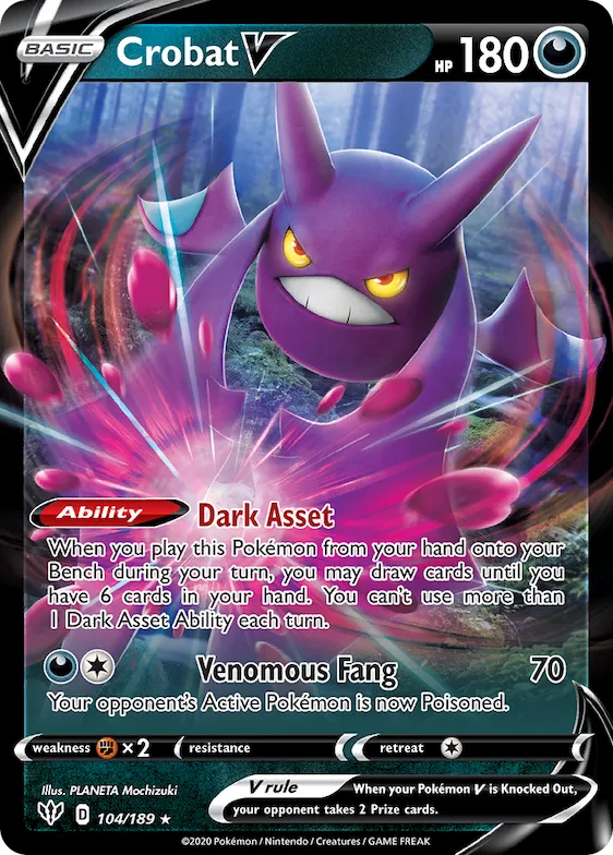 Crobat V #104 – Darkness Ablaze