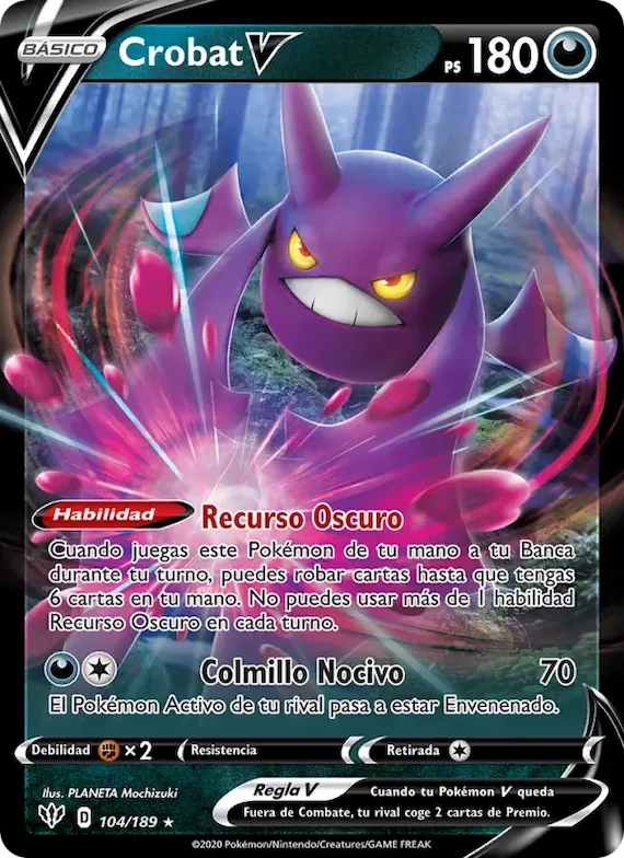 Crobat V 104 – Oscuridad Incandescente