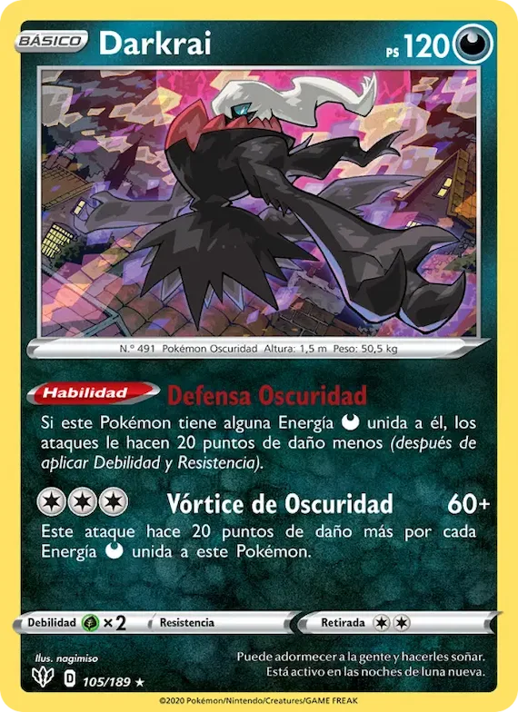 Darkrai 105 – Oscuridad Incandescente