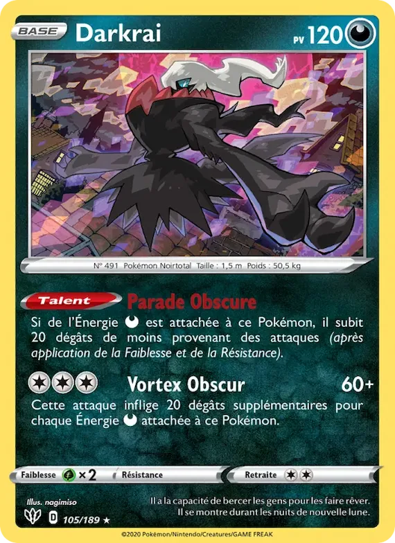 Darkrai 105 – Ténèbres Embrasées