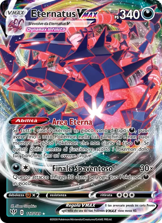 Eternatus VMAX 117 – Fiamme Oscure