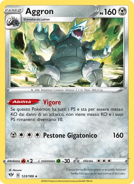 Aggron 123 – Fiamme Oscure