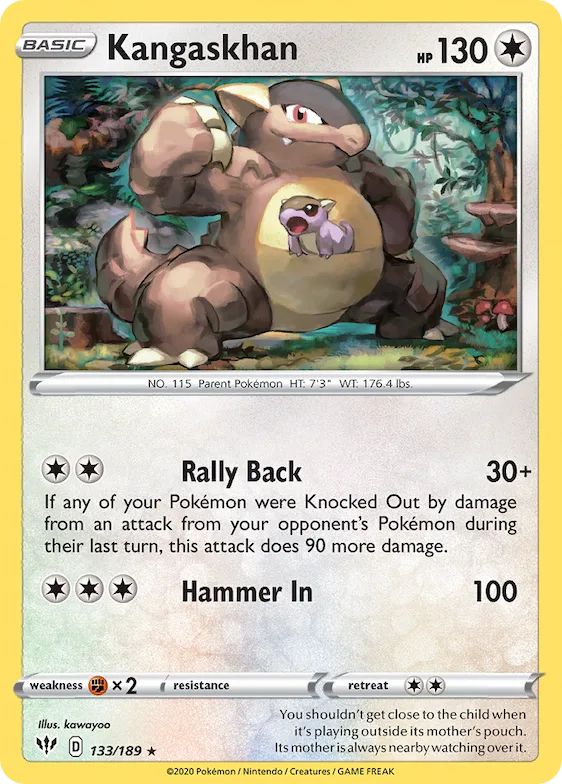 Kangaskhan #133 – Darkness Ablaze