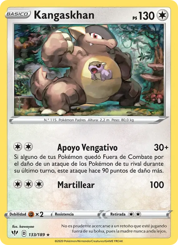 Kangaskhan 133 – Oscuridad Incandescente