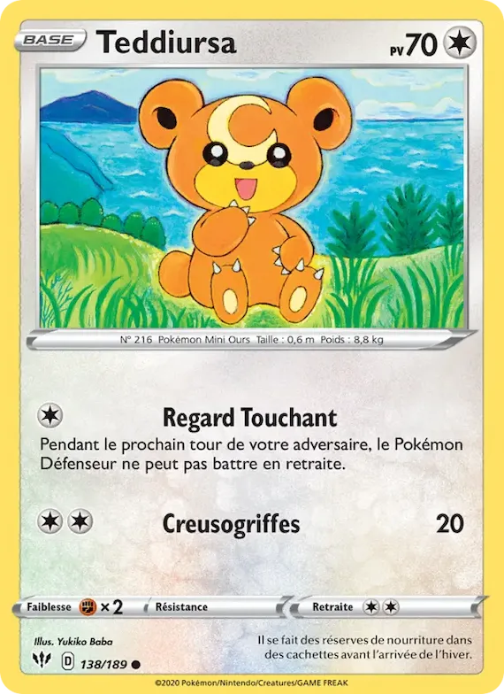 Teddiursa 138 – Ténèbres Embrasées