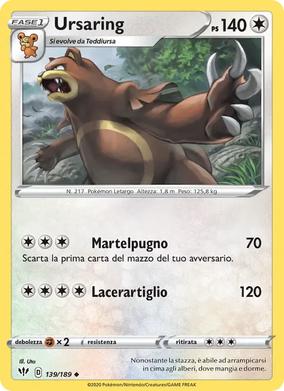 Ursaring 139 – Fiamme Oscure