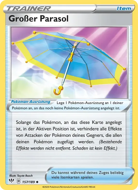 Großer Parasol 157 – Flammende Finsternis