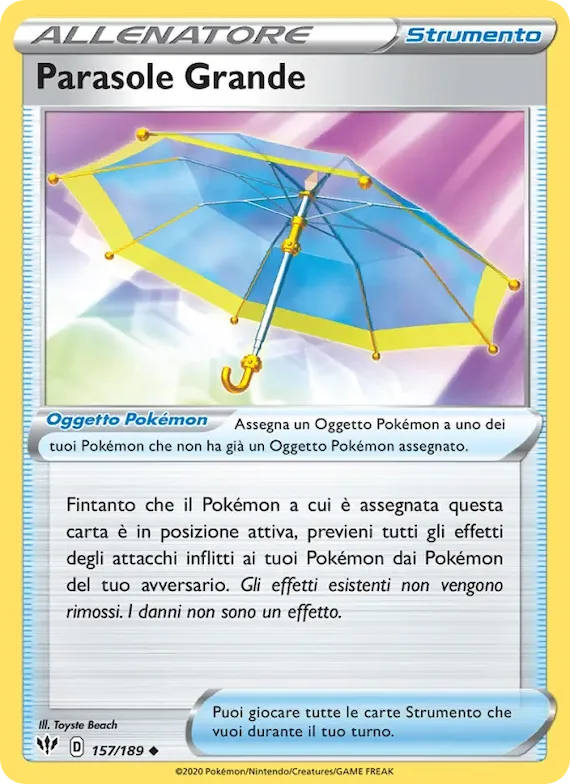 Parasole Grande 157 – Fiamme Oscure