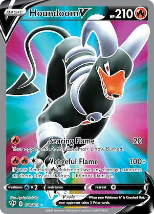 Houndoom V #178 – Darkness Ablaze