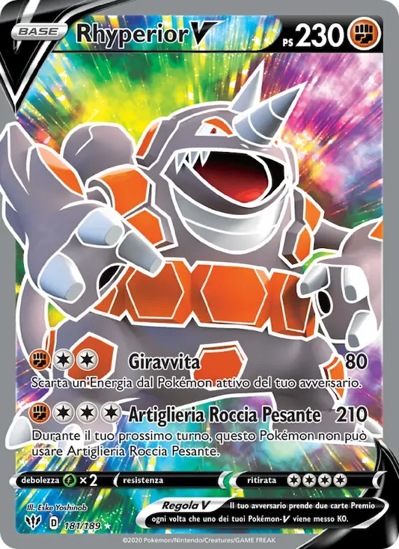 Rhyperior V 181 – Fiamme Oscure