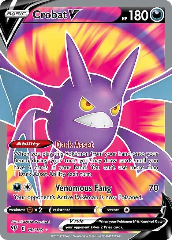 Crobat V #182 – Darkness Ablaze