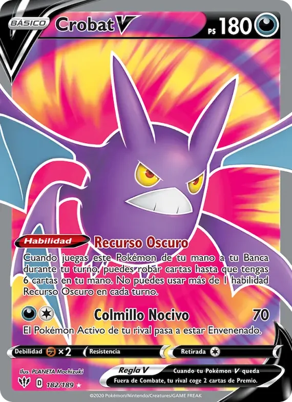 Crobat V 182 – Oscuridad Incandescente