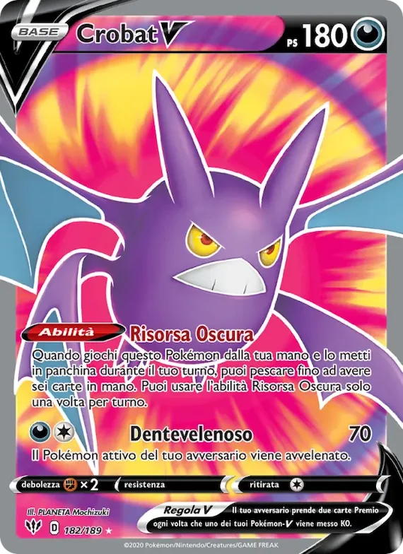 Crobat V 182 – Fiamme Oscure