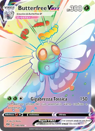 Butterfree VMAX 190 – Fiamme Oscure