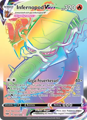 Infernopod VMAX Nr. 191 – Darkness Ablaze