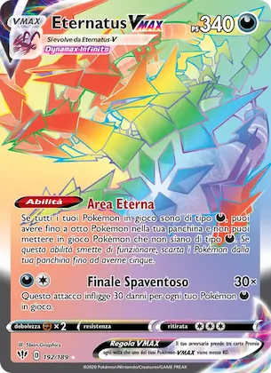 Eternatus VMAX 192 – Fiamme Oscure
