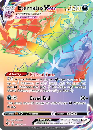Eternatus VMAX #192 – Darkness Ablaze