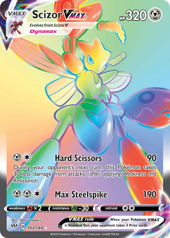 Scizor VMAX #193 – Darkness Ablaze
