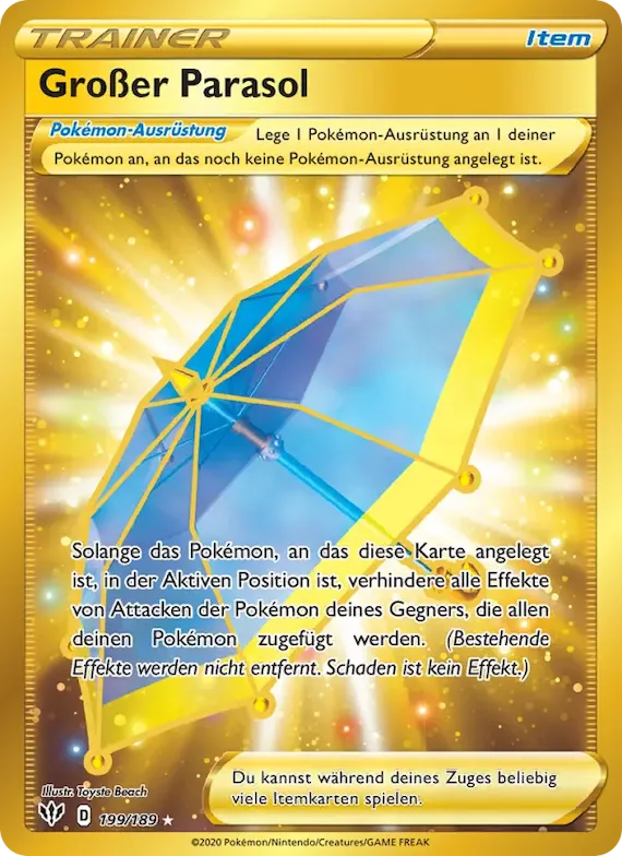 Großer Parasol 199 – Flammende Finsternis