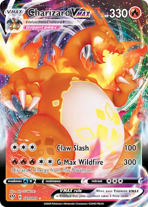 Charizard VMAX #20 – Darkness Ablaze