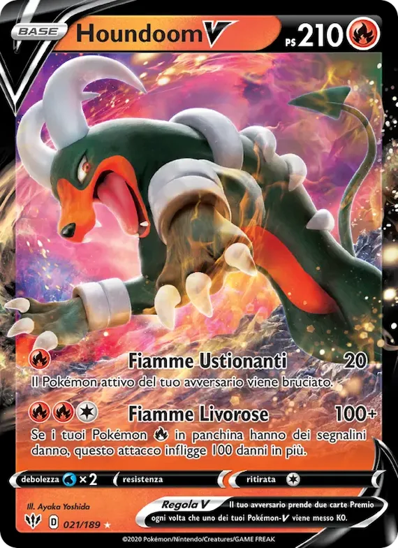 Houndoom V 21 – Fiamme Oscure