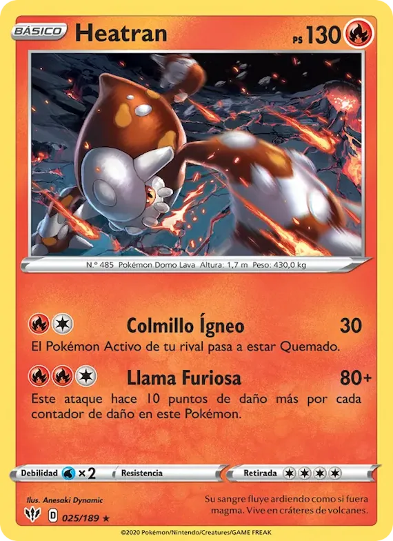 Heatran 25 – Oscuridad Incandescente
