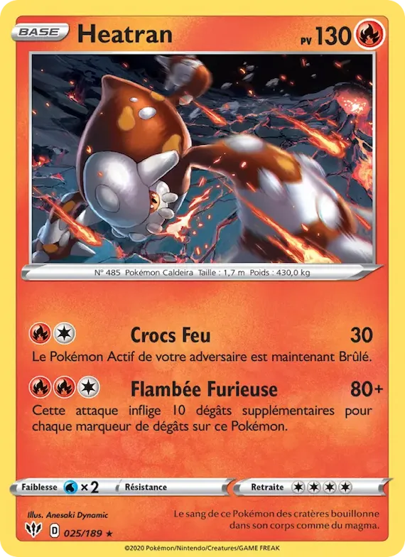 Heatran 25 – Ténèbres Embrasées