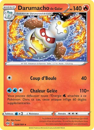 Darumacho de Galar n° 28 – Ténèbres Embrasées