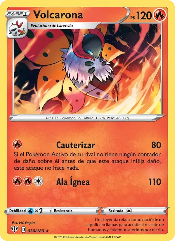Volcarona 30 – Oscuridad Incandescente