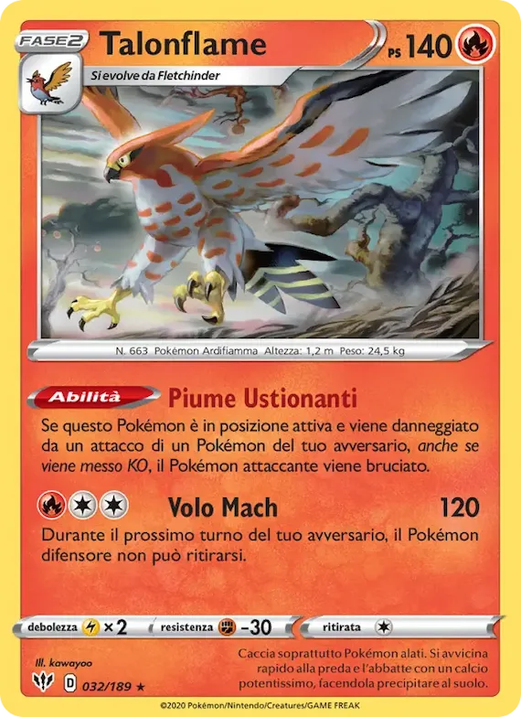 Talonflame 32 – Fiamme Oscure