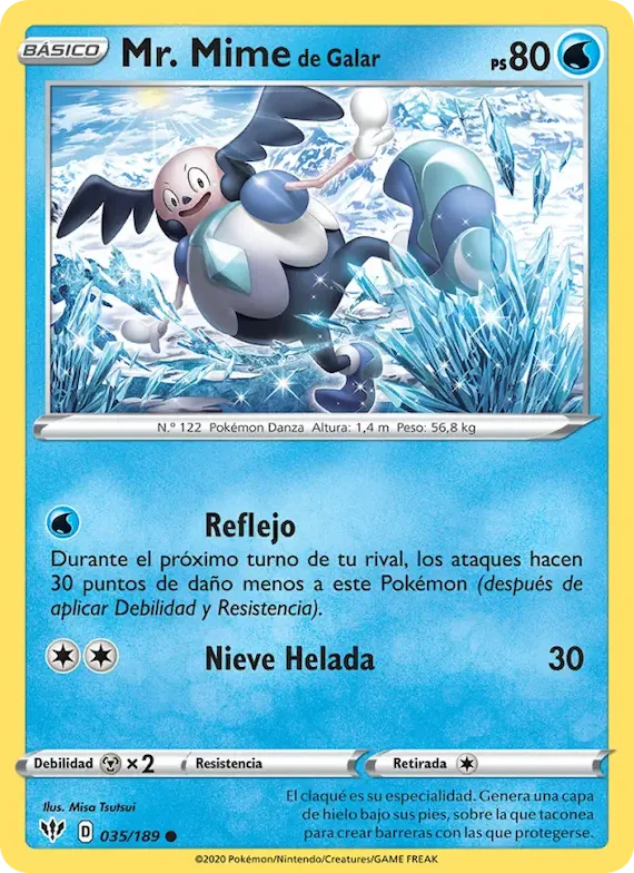 Mr. Mime de Galar 35 – Oscuridad Incandescente