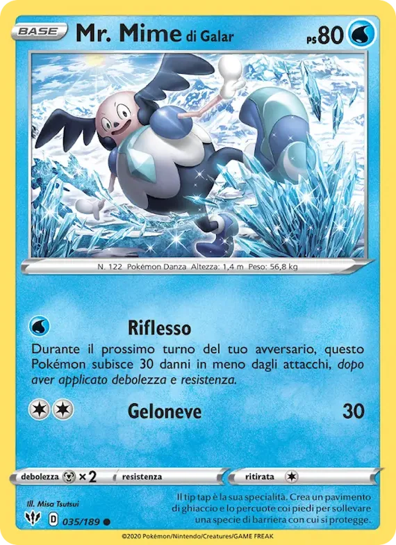 Mr. Mime di Galar 35 – Fiamme Oscure
