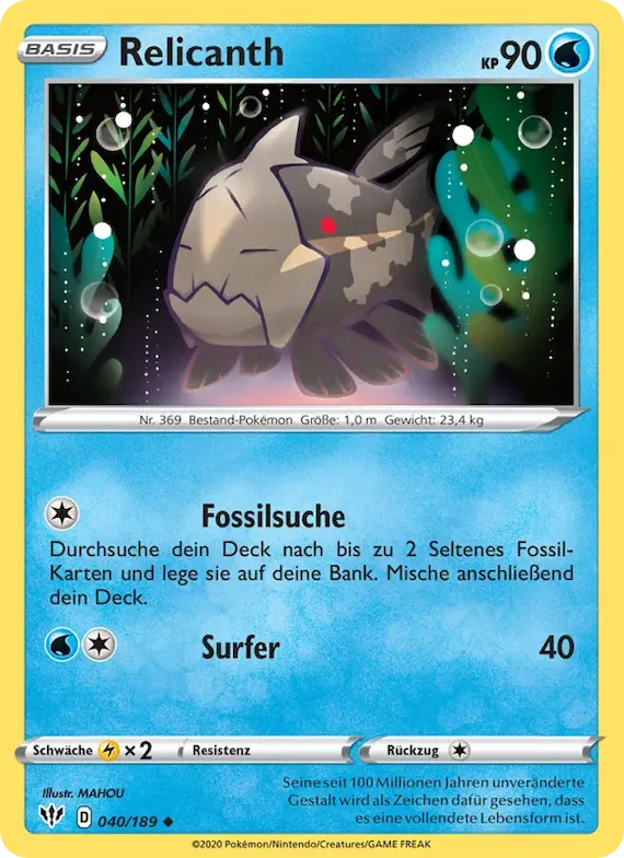 Relicanth 40 – Flammende Finsternis