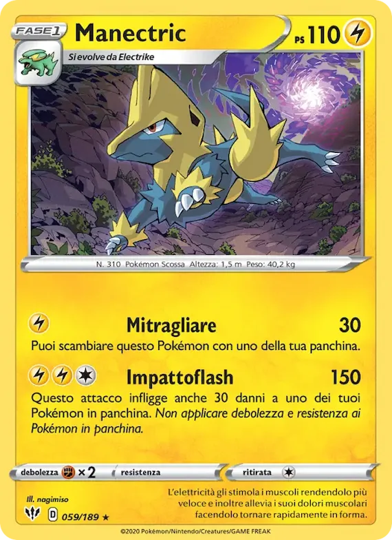 Manectric 59 – Fiamme Oscure