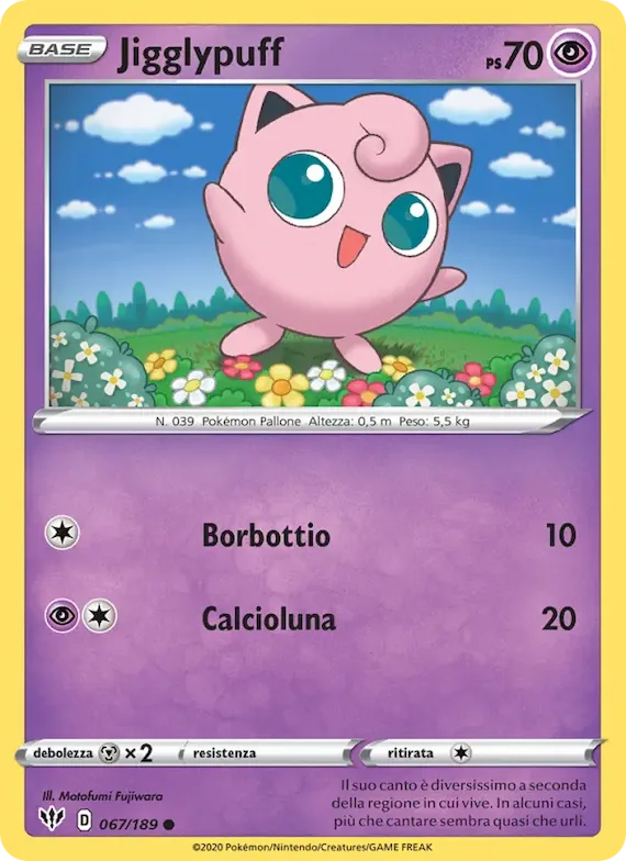 Jigglypuff 67 – Fiamme Oscure