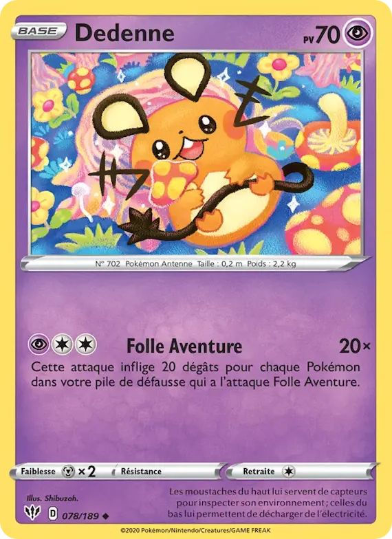Dedenne 78 – Ténèbres Embrasées