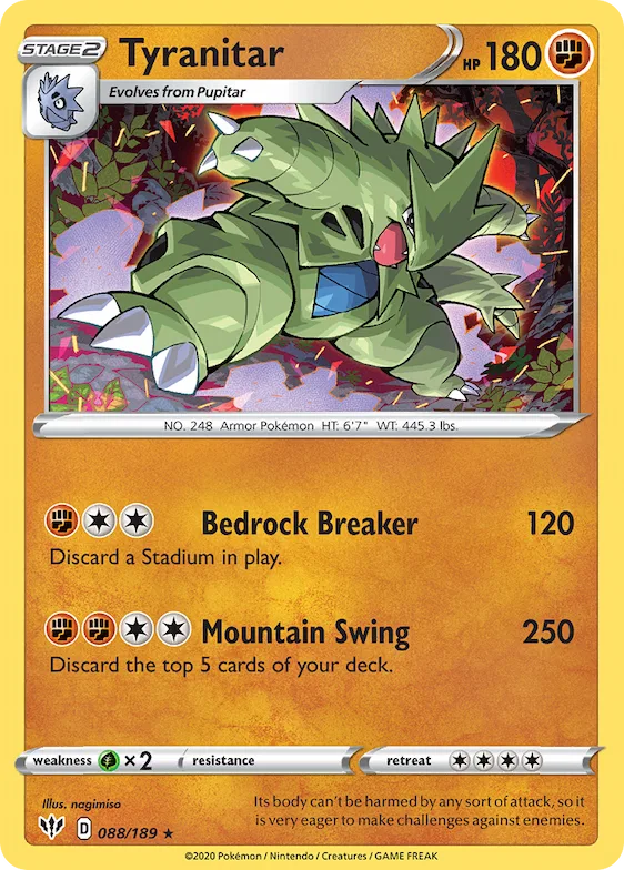 Tyranitar #88 – Darkness Ablaze