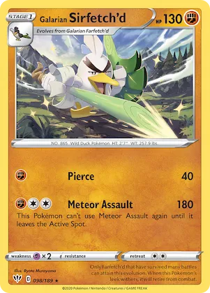 Galarian Sirfetch'd #98 – Darkness Ablaze
