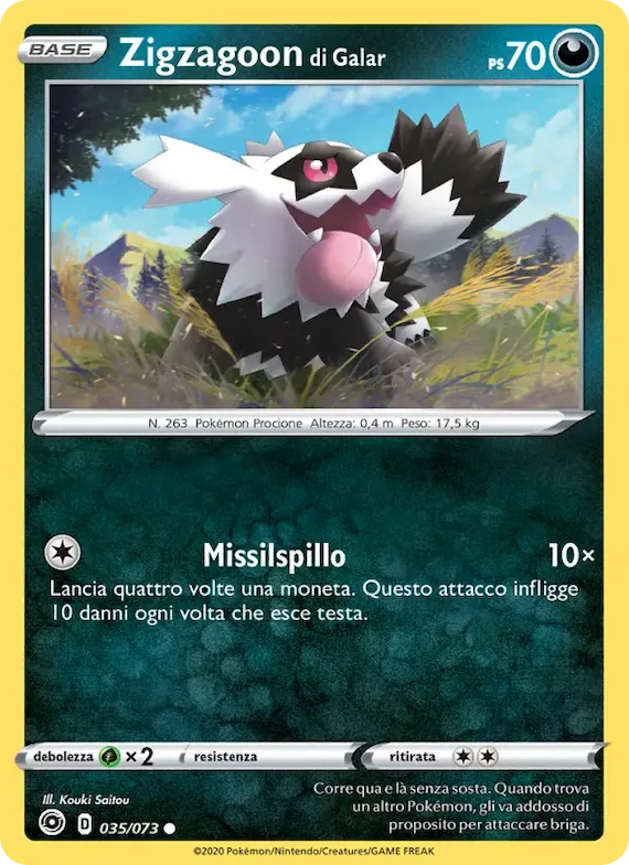 Zigzagoon di Galar 35 – Futuri Campioni