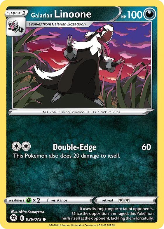 Galarian Linoone #36 – Champion's Path