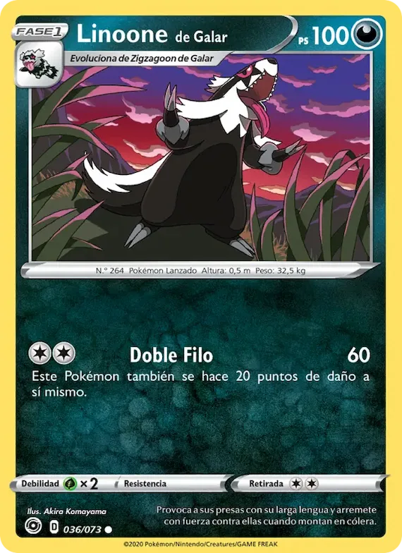 Linoone de Galar 36 – Camino de Campeones