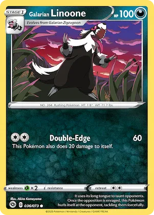Galarian Linoone #36 – Champion's Path