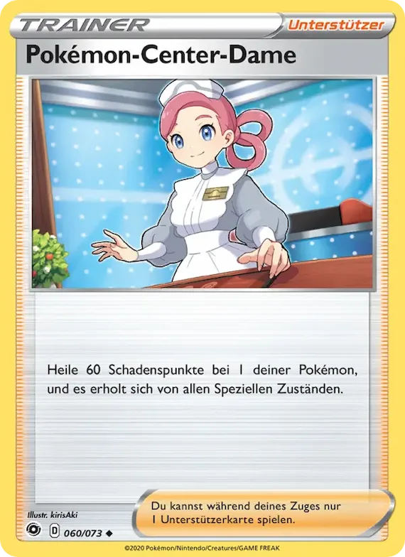 Pokémon-Center-Dame 60 – Weg des Champs