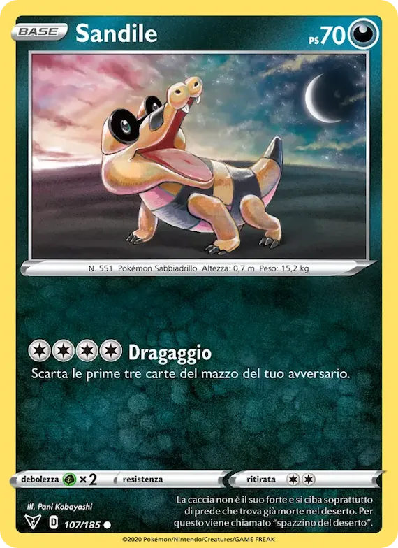 Sandile 107 – Voltaggio Sfolgorante
