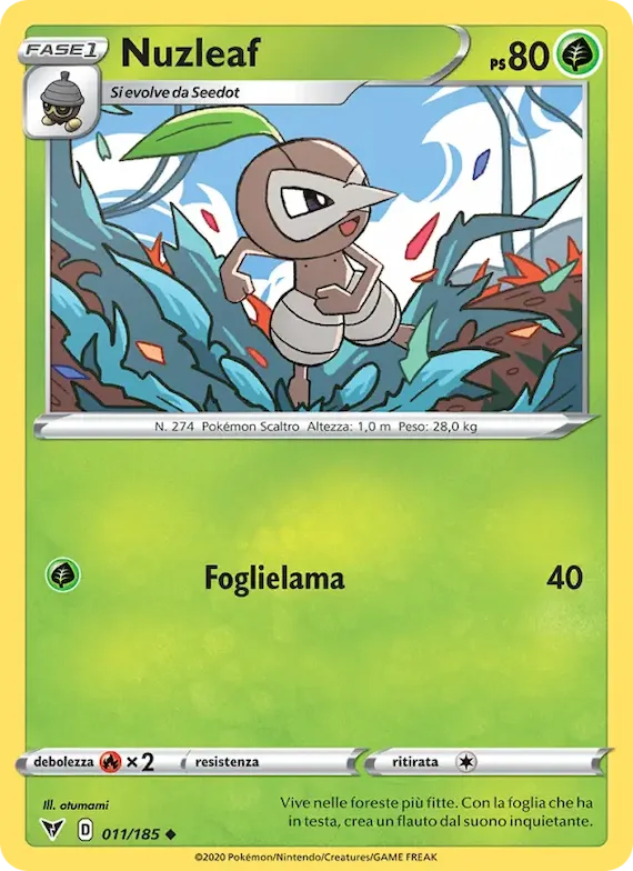 Nuzleaf 11 – Voltaggio Sfolgorante
