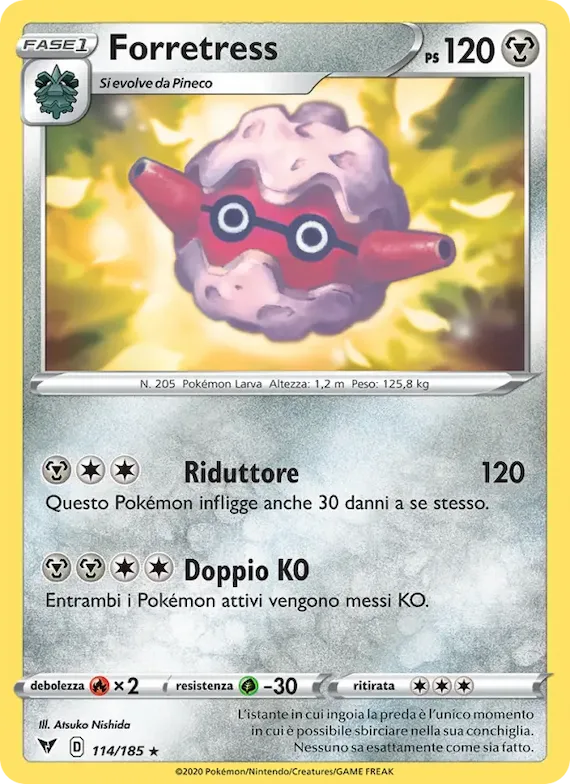 Forretress 114 – Voltaggio Sfolgorante