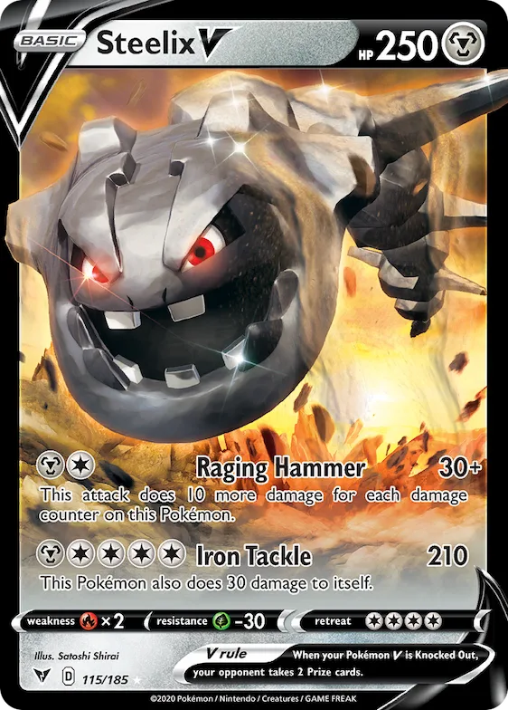 Steelix V #115 – Vivid Voltage